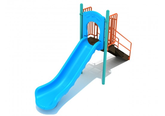 4 Foot Single Straight Slide Playgroundequipment Com