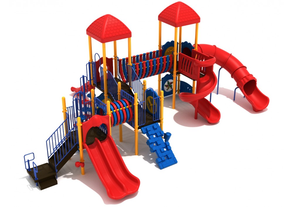 colorful second hand playground equipment for