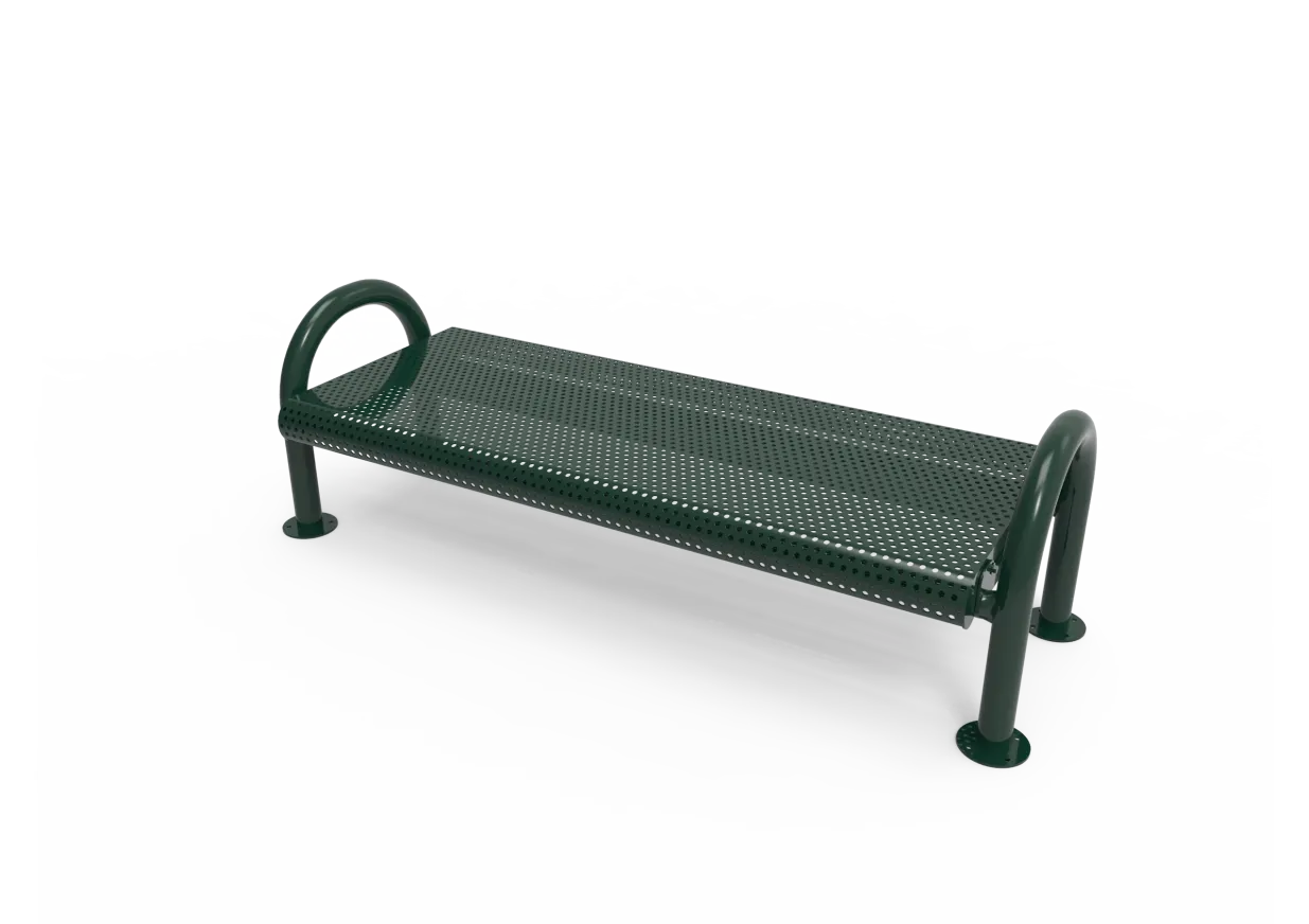 Perforated Steel MOD Bench without Back