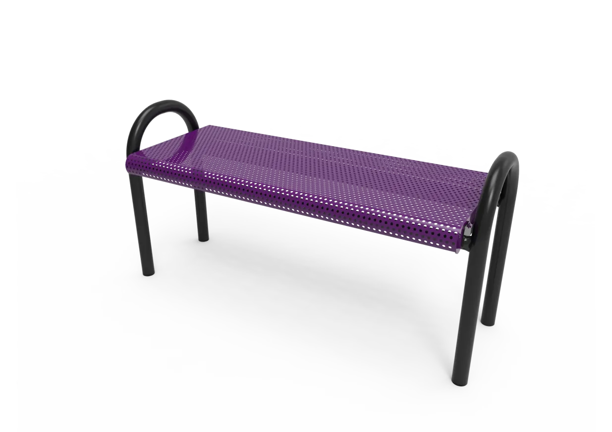 Perforated Steel MOD Bench without Back